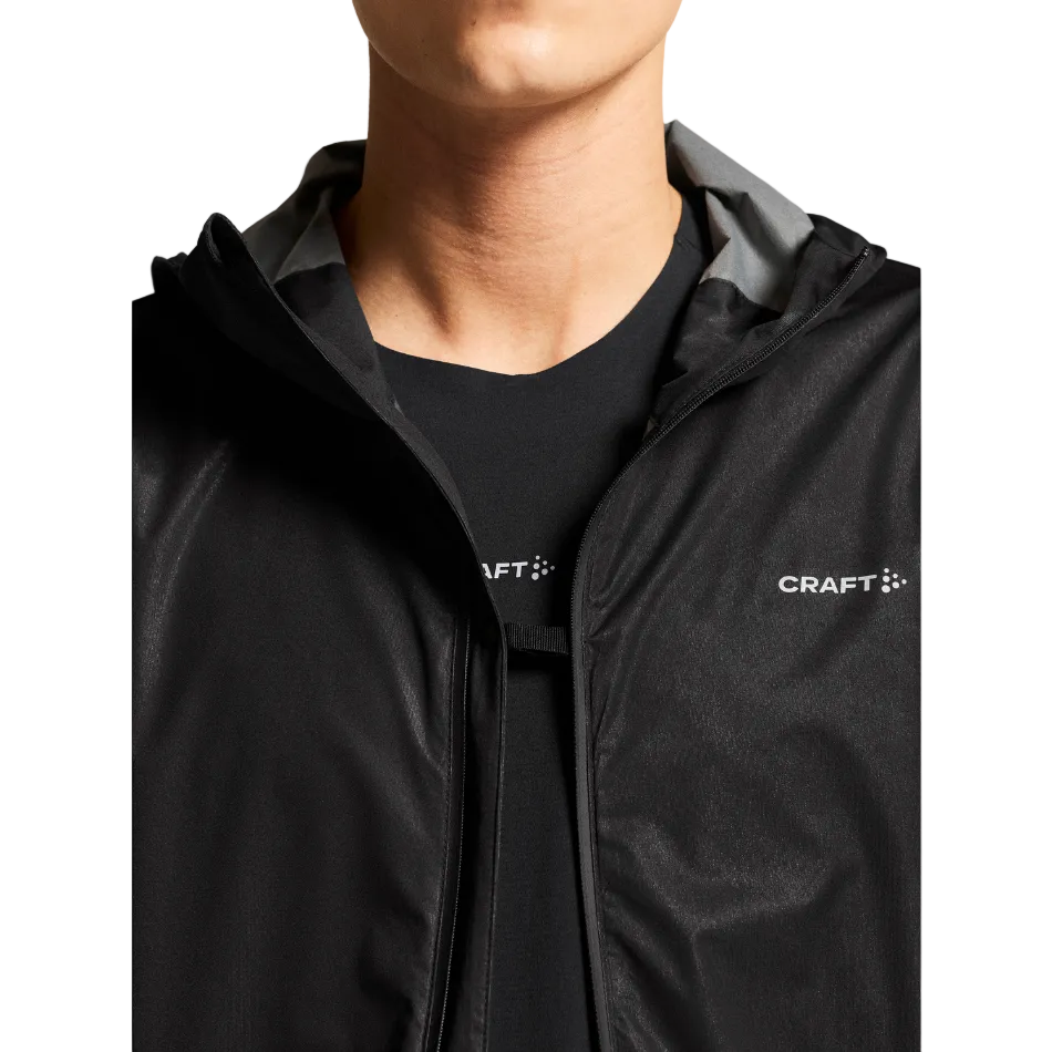 Craft Men's Pro Hydro Lightweight Jacket in Black SS26