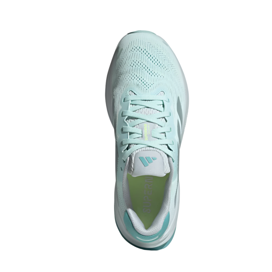 Adidas Women's Supernova Solution 2 Running Shoes in Halo Mint/Magic Grey Met/Mint Ton AW25
