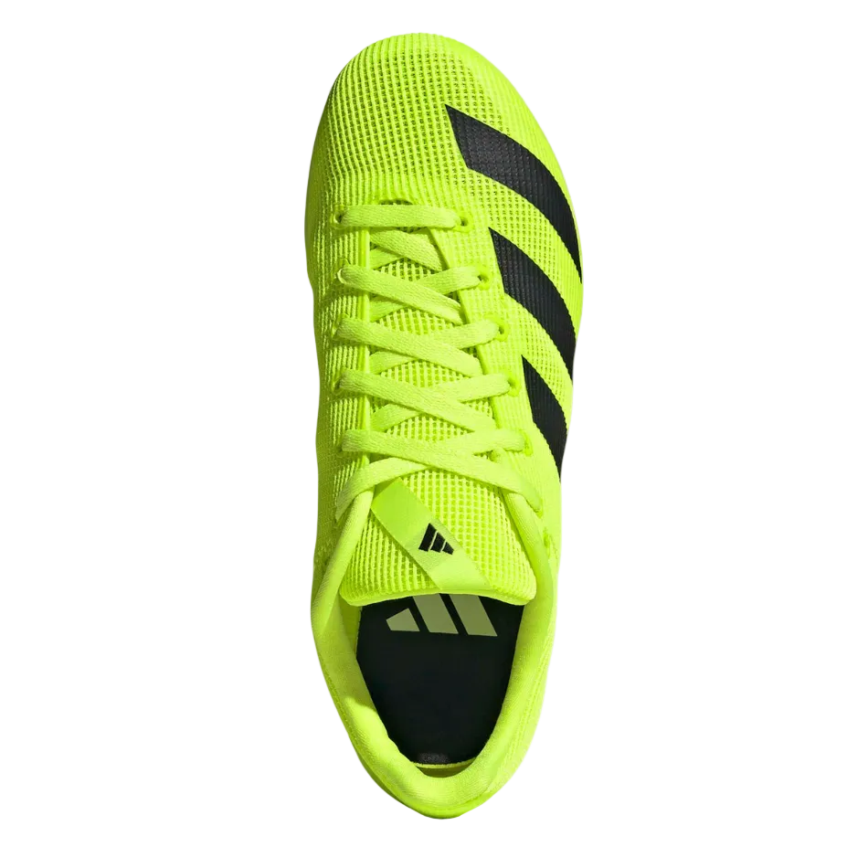 adidas Unisex Junior Allroundstar Running Spikes in Lucid Lemon/Core Black/Silver Met. AW26