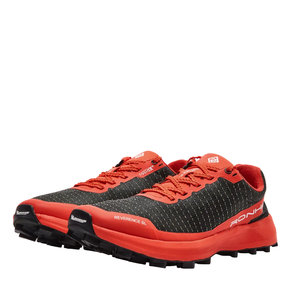 Ronhill Men's Reverence SL Trail Running Shoes in Black/Red SS26