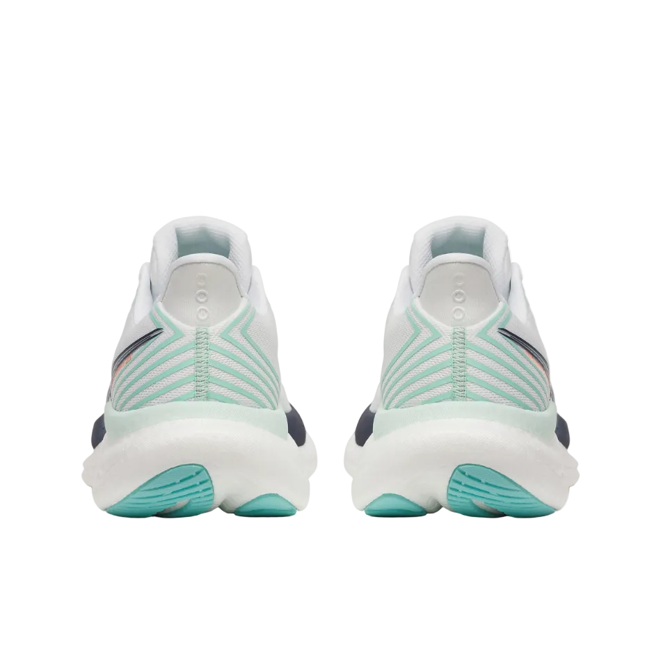 Saucony Women's Triumph 23 Running Shoes in White/Navy - Online Exclusive