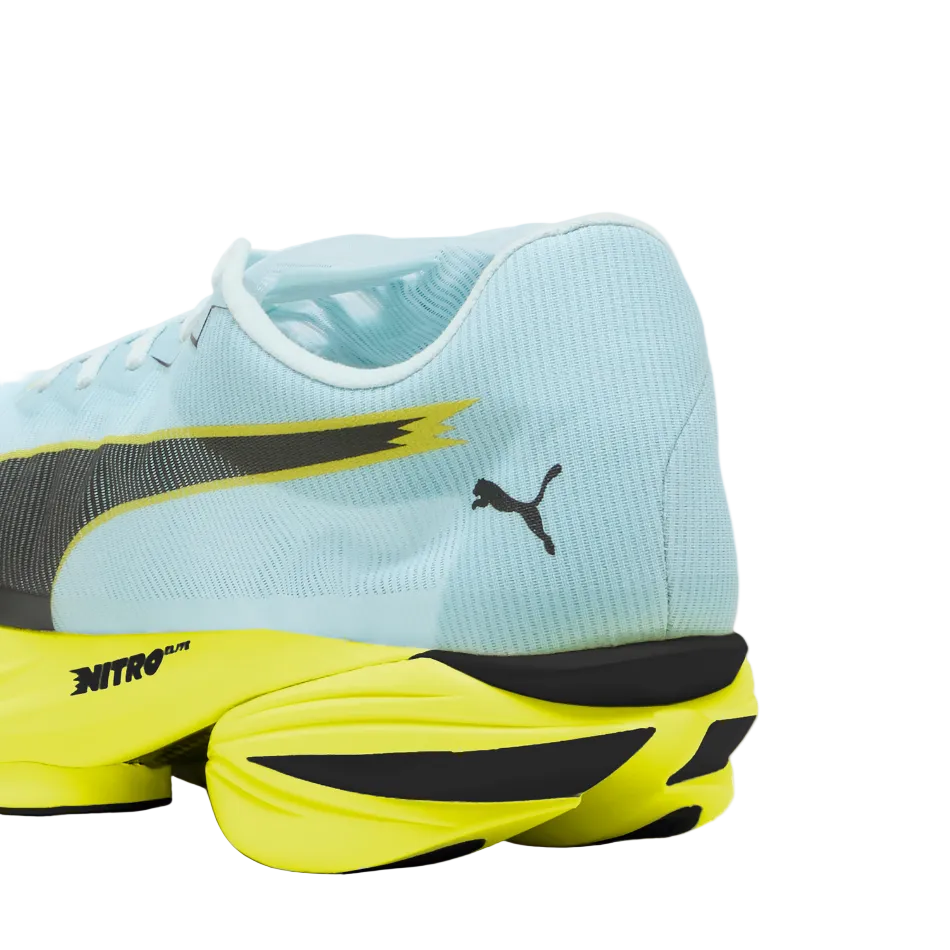 Puma Men's Fast-R NITRO Elite 3 Running Shoes in Fresh Water/Lemon Crush SS26
