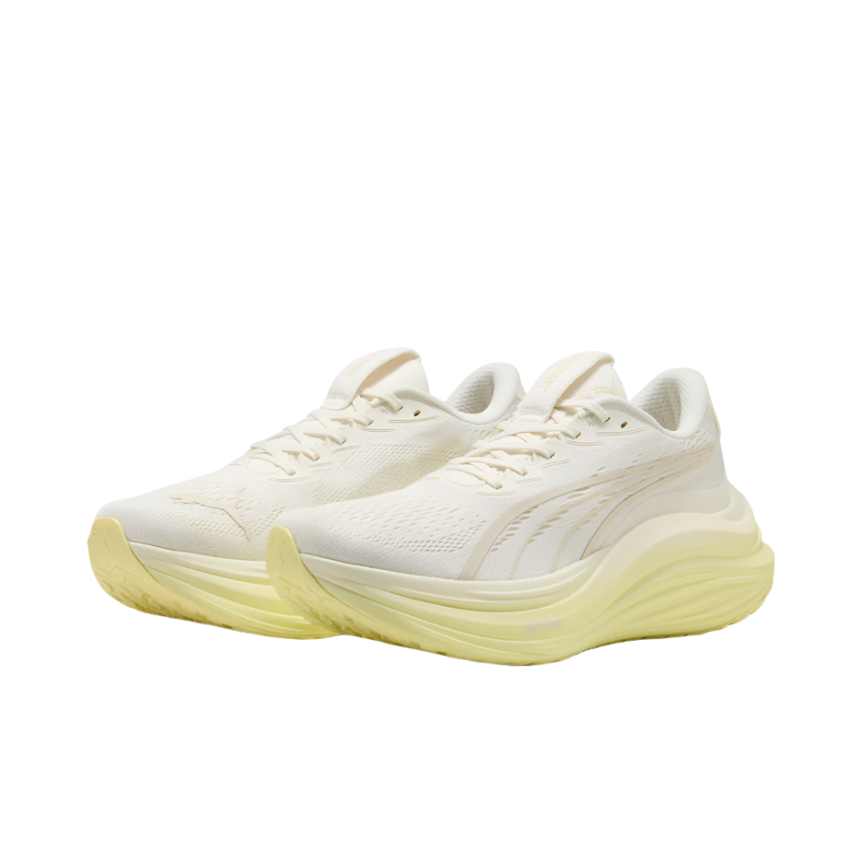 PUMA Men's MagMax NITRO Running Shoes in Warm White/Gold Moon AW25