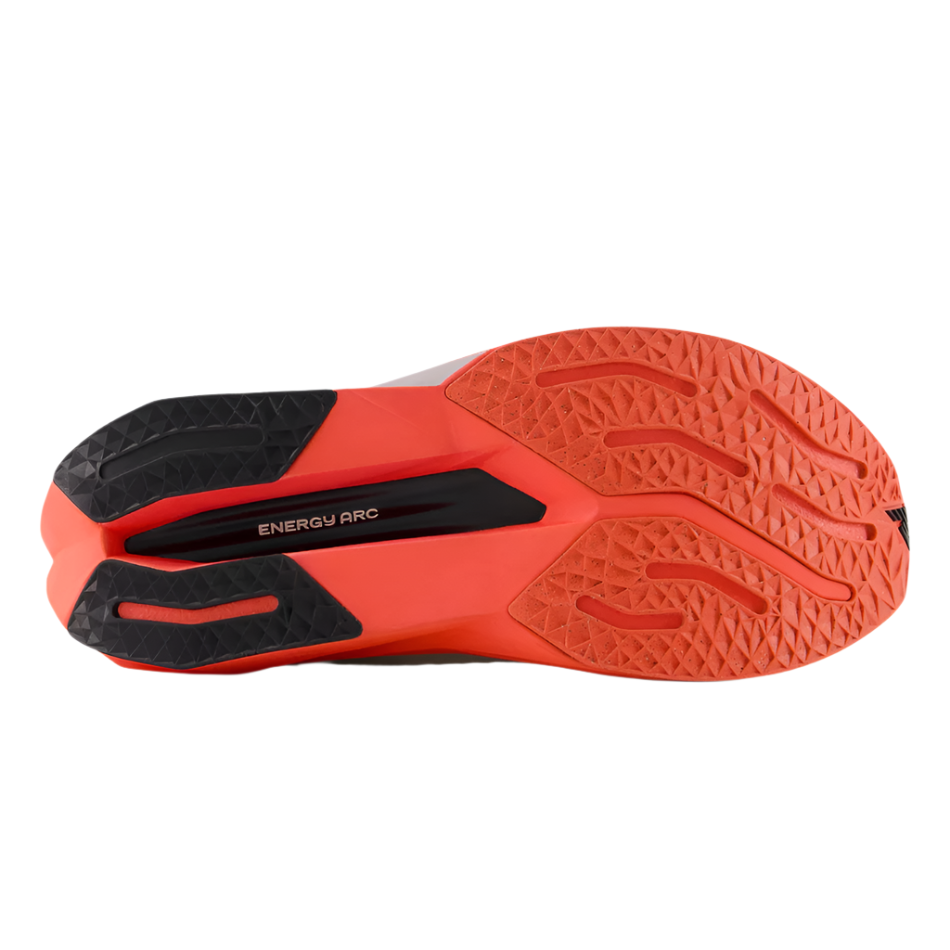 New Balance Men's Fuelcell Supercomp Trainer v3 Running Shoes in Urgent Red/Sea Salt/Black AW25