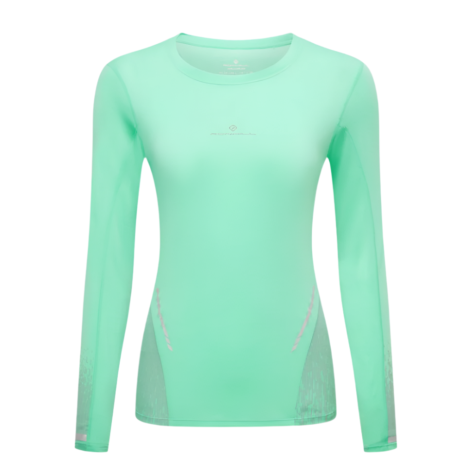 Ronhill Women's Tech Reflect Long Sleeved Tee in Florida Marl/Reflect AW25