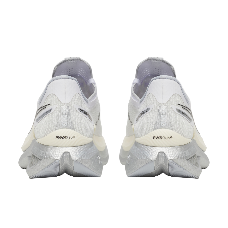 Saucony Men's Endorphin Pro 5 Running Shoes in White/Black SS26