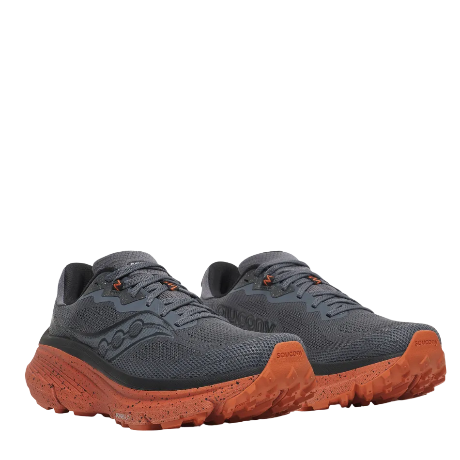 Saucony Men's Guide TR Trail Running Shoes in Carbon/Rust AW26