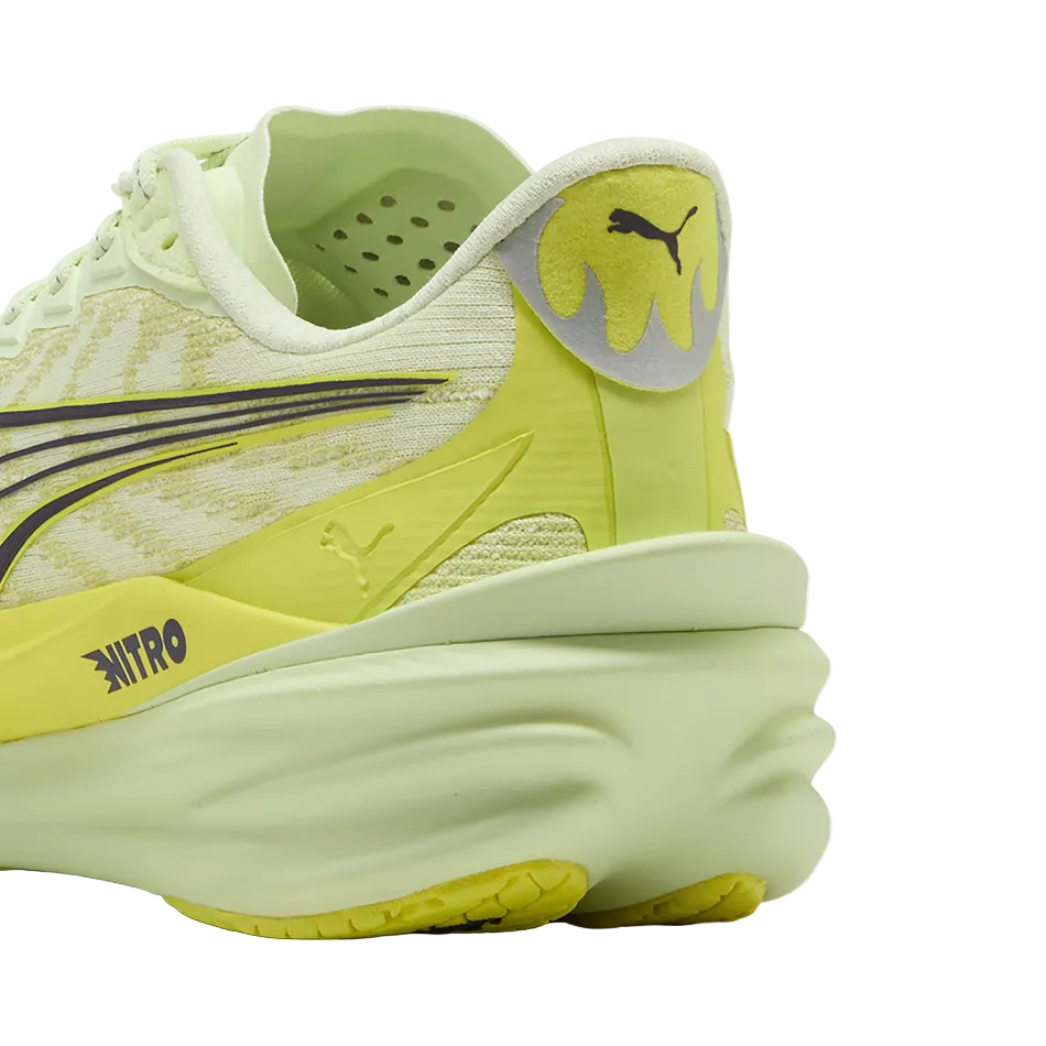 PUMA Women's Deviate NITRO 4 Running Shoes in Apple Spritz/Lux Lime SS26