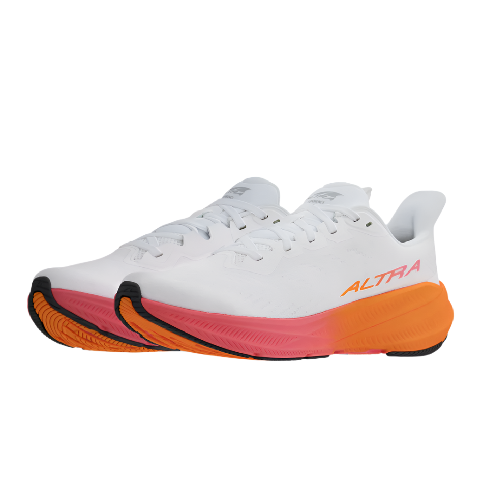 Altra Women's Experience Flow 2 Running Shoes in White/Orange AW25