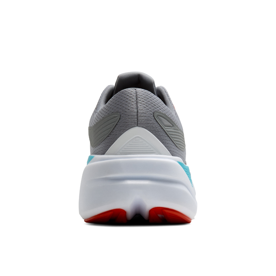 Brooks Men's Ghost Max 3 Running Shoes in Primer Grey/Antarctica/Red AW25