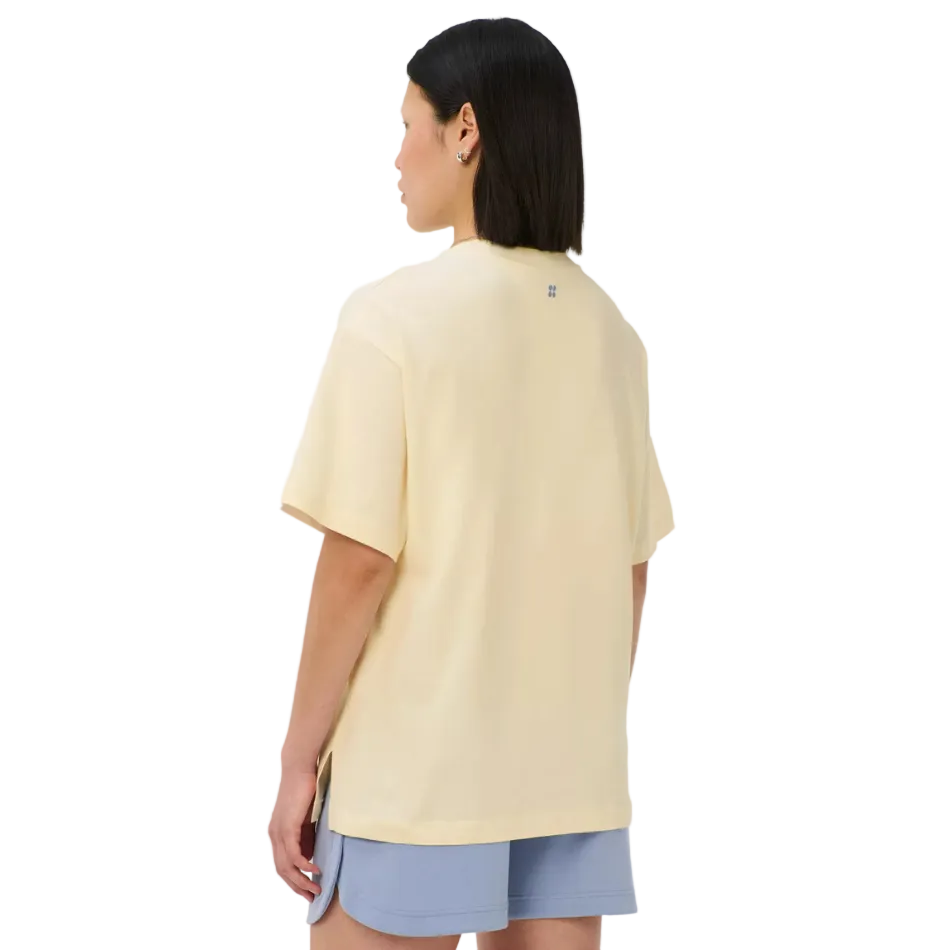 Sweaty Betty Tennis Graphic T-Shirt in Blue Tennis Ladies Print AW26