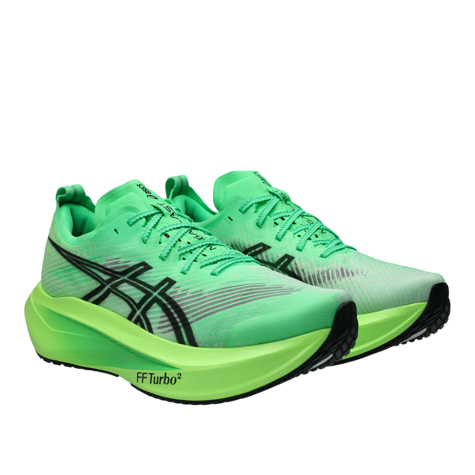 ASICS Unisex MEGABLAST EKIDEN PACK Running Shoes in Vital Green/Black SS26