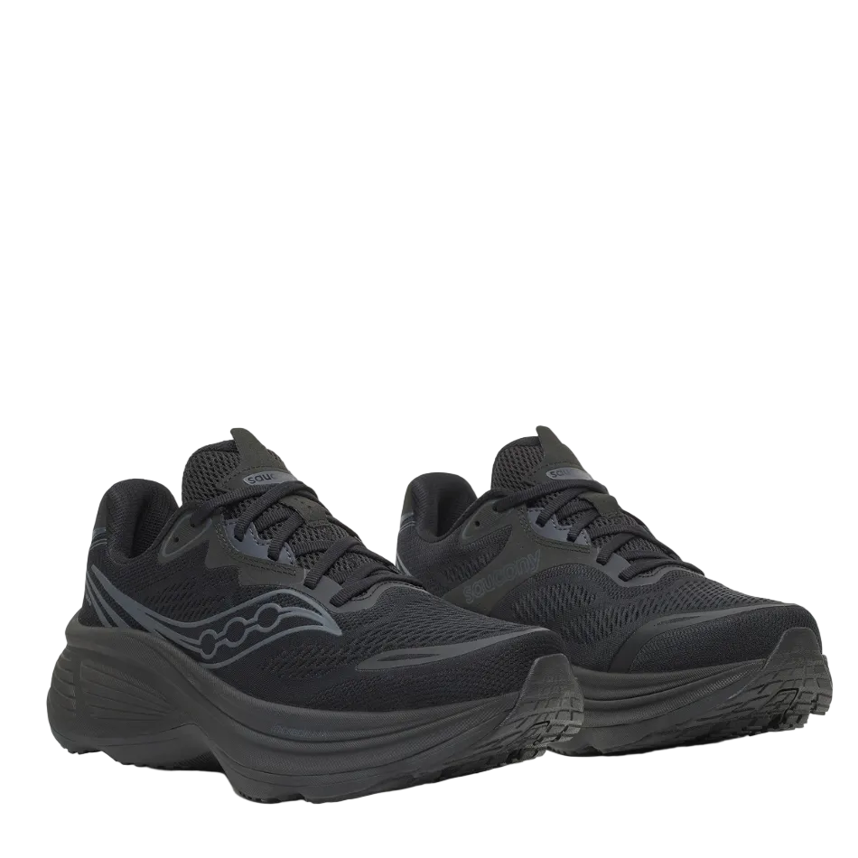 Saucony Men's Hurricane 26 Running Shoes in Triple Black AW26