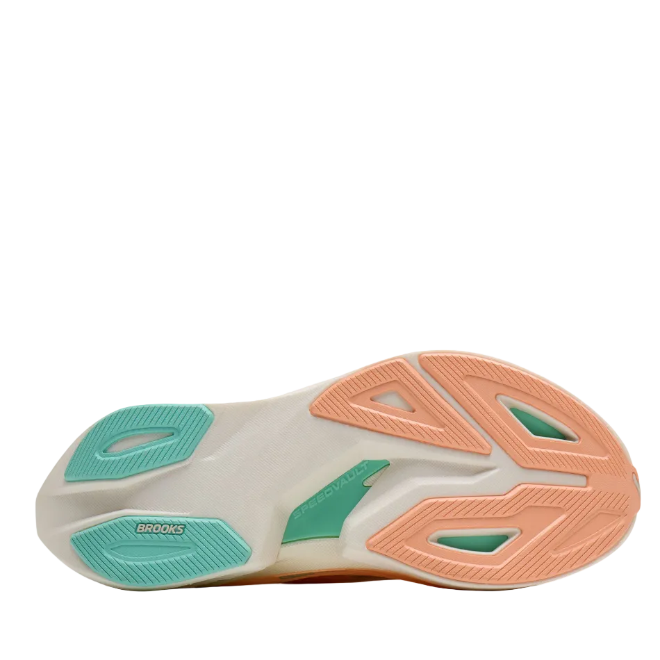 Brooks Women's Hyperion Max 3 Running Shoes in Coral/Yucca/Coconut SS26