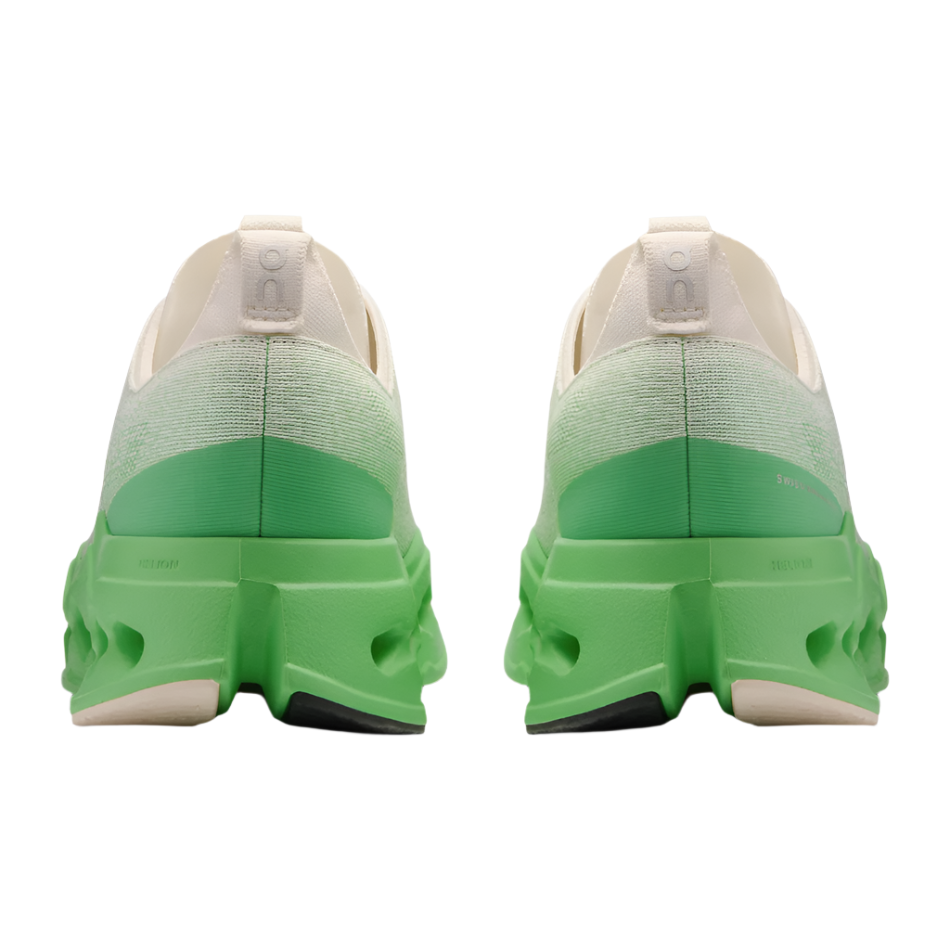 On Men's Cloudsurfer Max Running Shoes in Ivory/Honeydew AW25