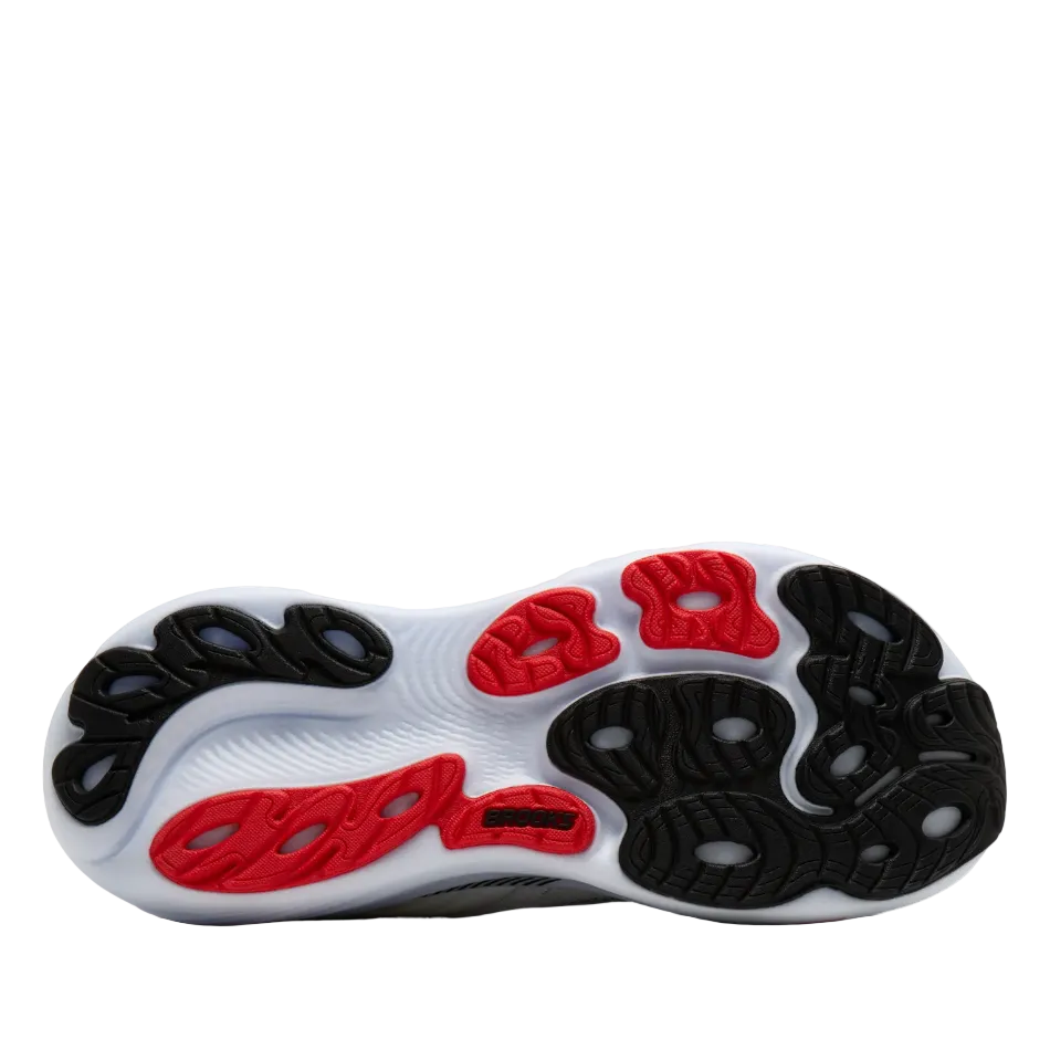 Brooks Men's Adrenaline GTS 25 Running Shoes in White/Black/Red AW26