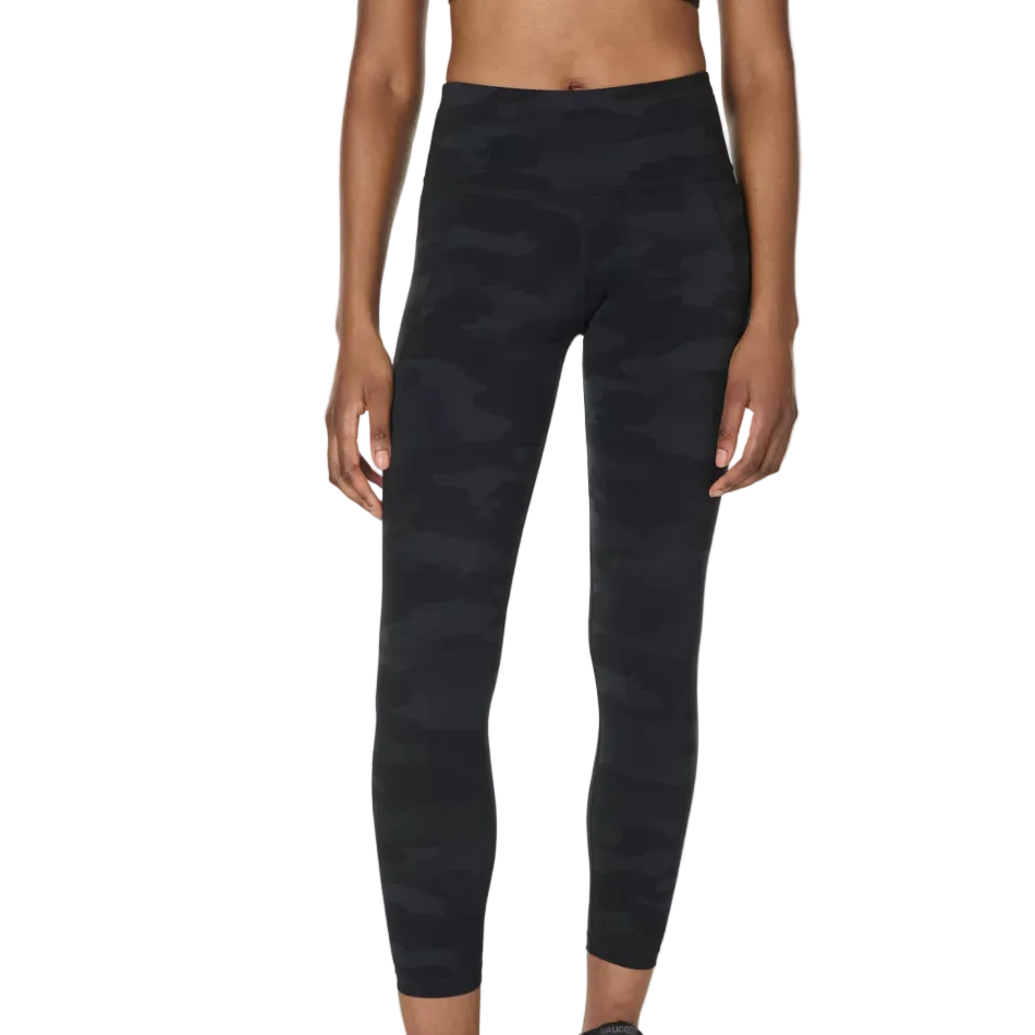 Sweaty Betty Power 7/8 Piping Workout Leggings in Ultra Black Camo Print AW26