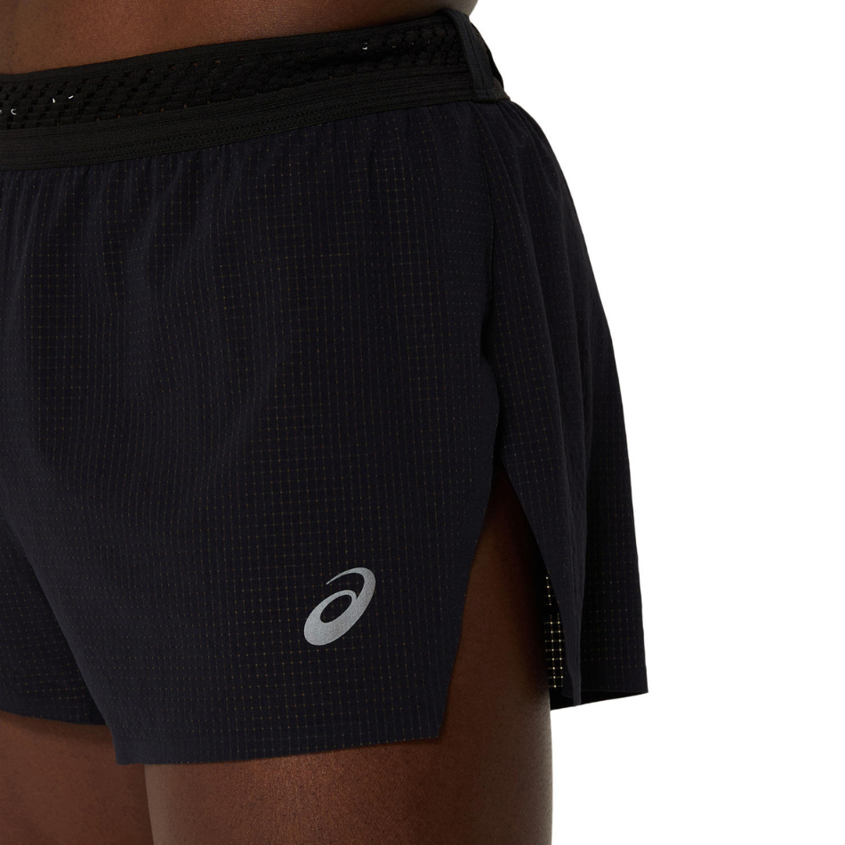 ASICS Men's Metarun Split Short in Black AW25