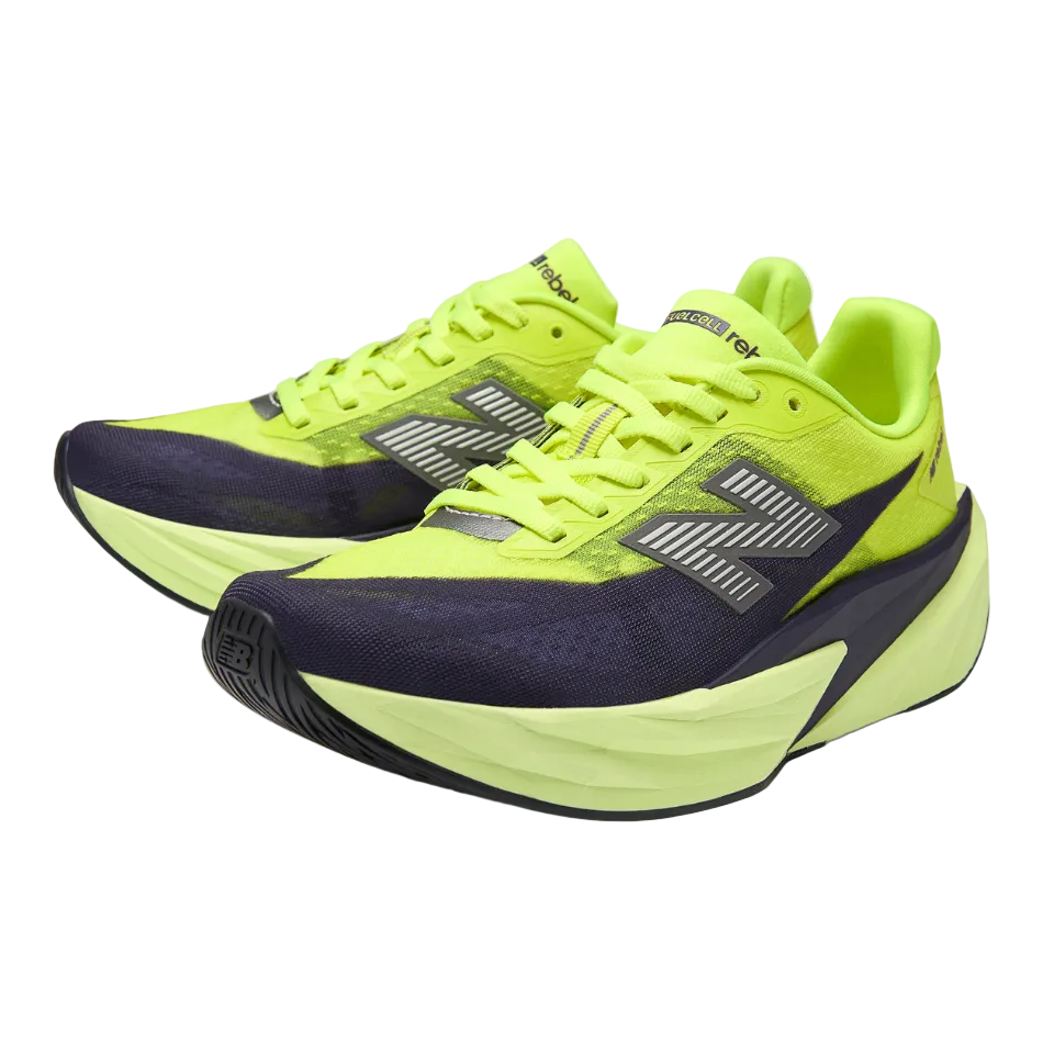 New Balance Women's FuelCell Rebel v5 Running Shoes in Alkaline Green SS26
