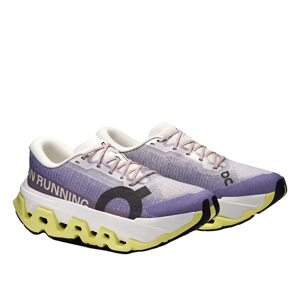 On Women's Cloudmonster 3 Hyper Running Shoes in Lily/Limelight SS26