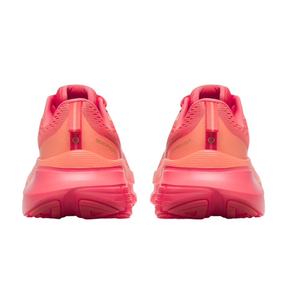 Saucony Women's Guide 18 Running Shoes in Salmon/Coral AW25