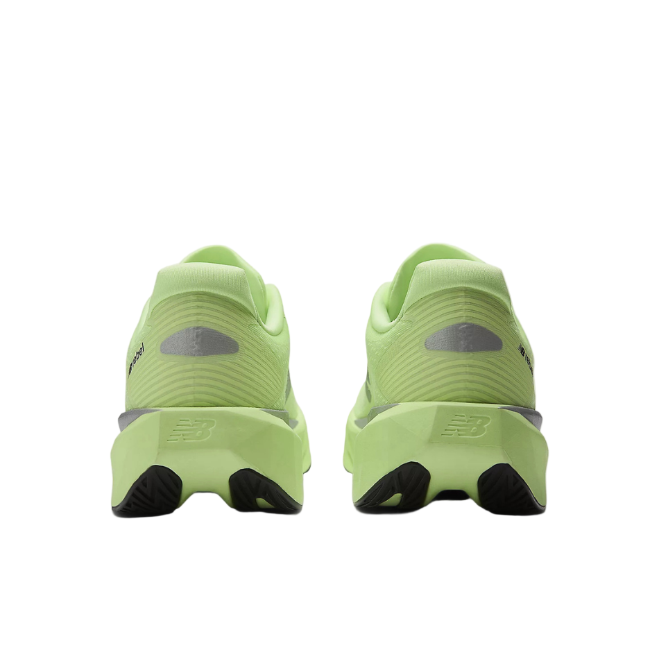 New Balance Men's Fuelcell Rebel v5 Running Shoes in Mint Flash/Lab Green/Silver Metallic AW25