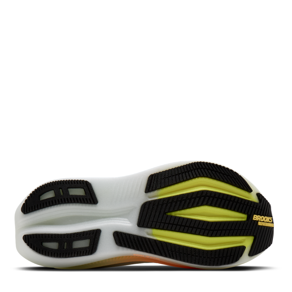 Brooks Women's Glycerin Max 2 Running Shoes in White/Cyber Yellow/Nightlife/SS26