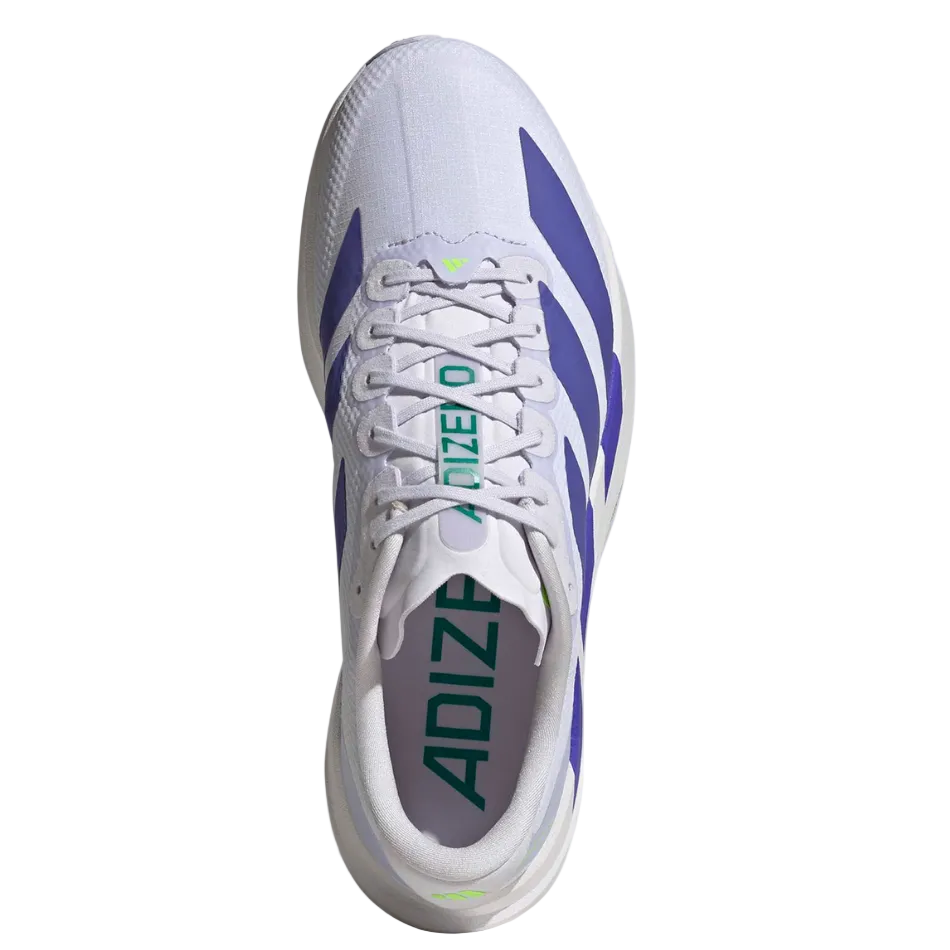 adidas Men's adizero Evo SL Woven Running Shoes in Frozen Purple/Solar Purple/Equipment Green AW26