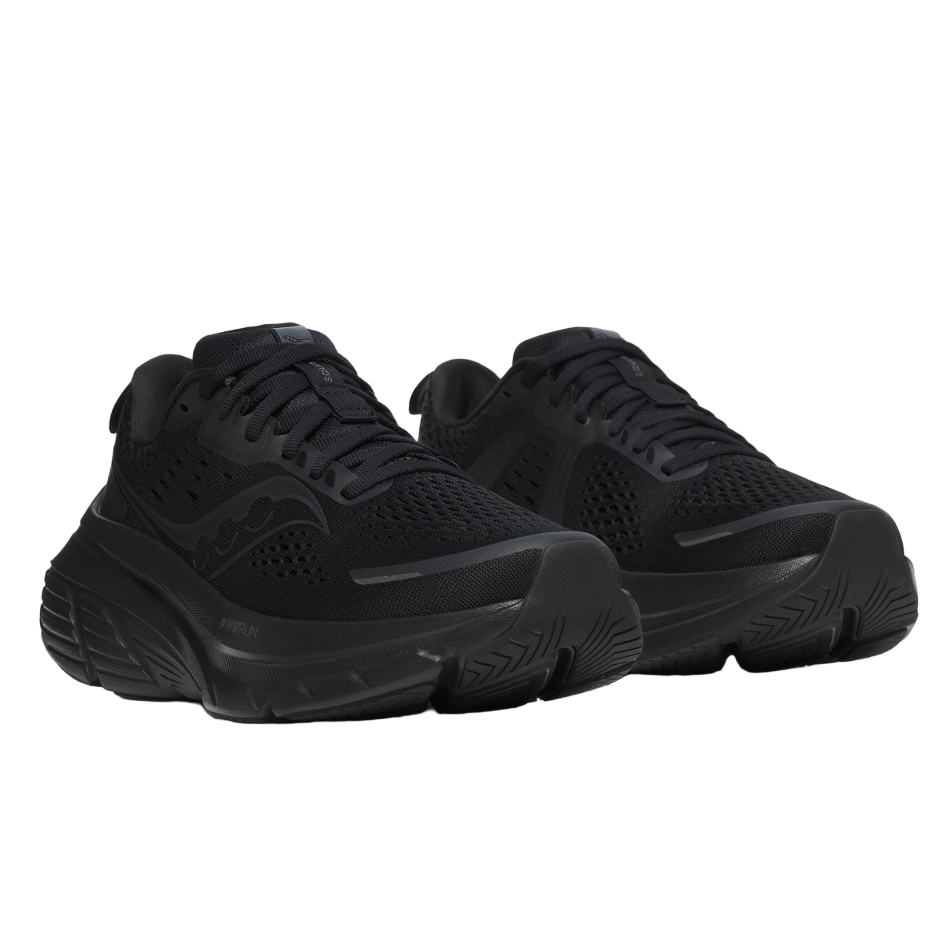 Saucony Women's Guide 18 Running Shoes in Triple Black - Online Exclusive