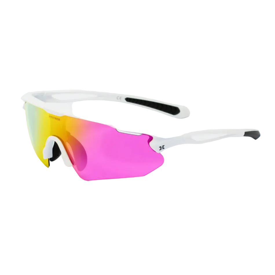 Hystride Unisex Speed Pro Sunglasses in Baby Pink