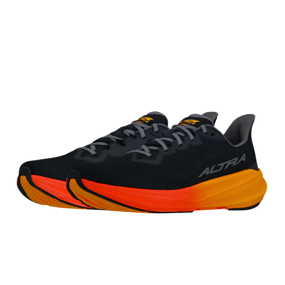 Altra Men's Experience Flow 2 Running Shoes in Black/Orange AW25