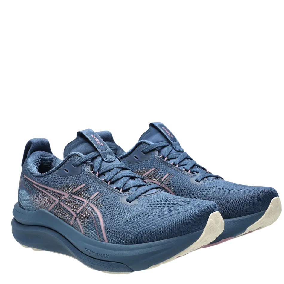 ASICS Women's GEL-KAYANO 33 Running Shoes in Grand Shark/Taro Purple AW26