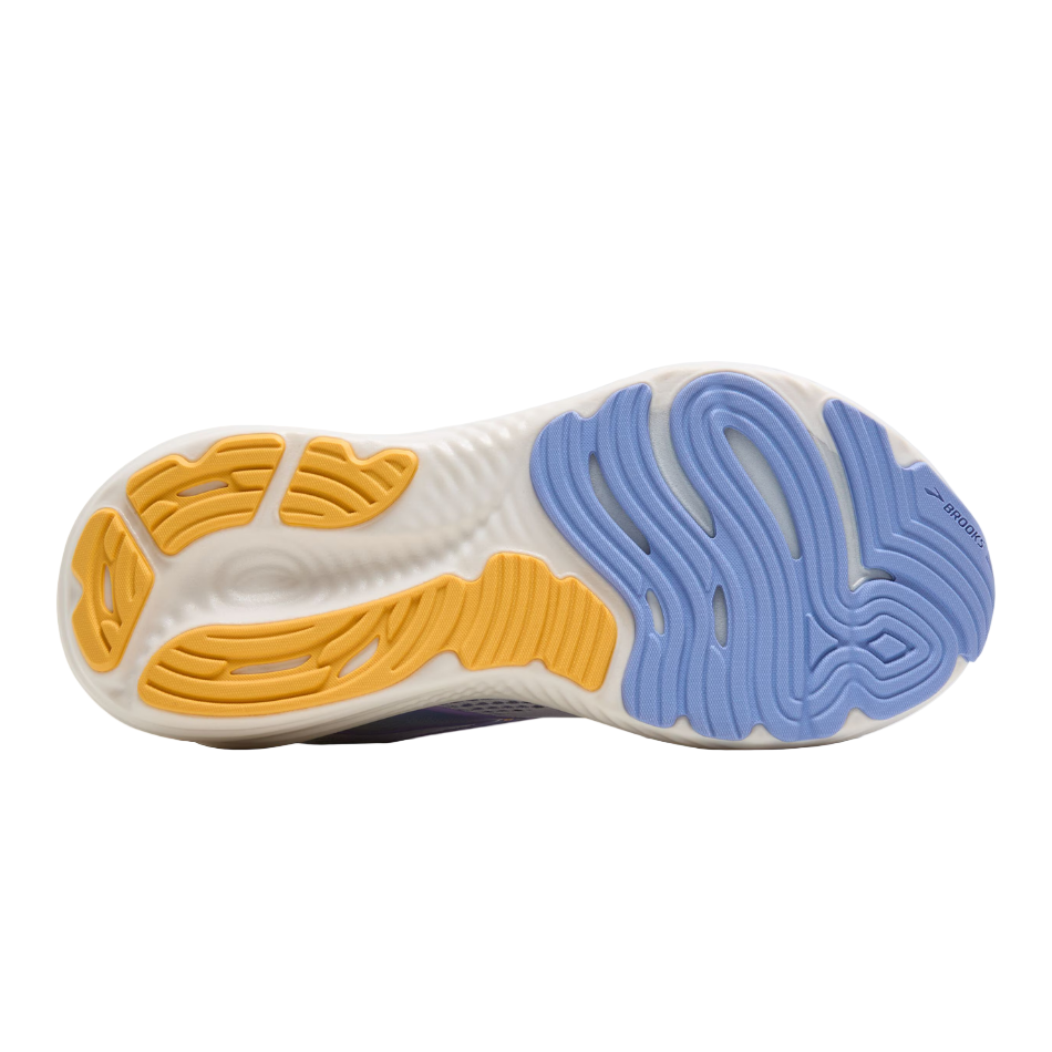 Brooks Women's Glycerin 22 Running Shoes in White/Blue Heron/Apricot AW25