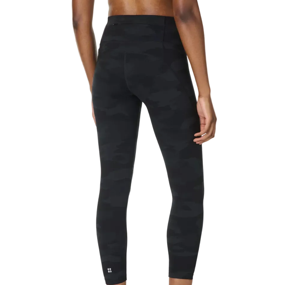 Sweaty Betty Power 7/8 Piping Workout Leggings in Ultra Black Camo Print AW26