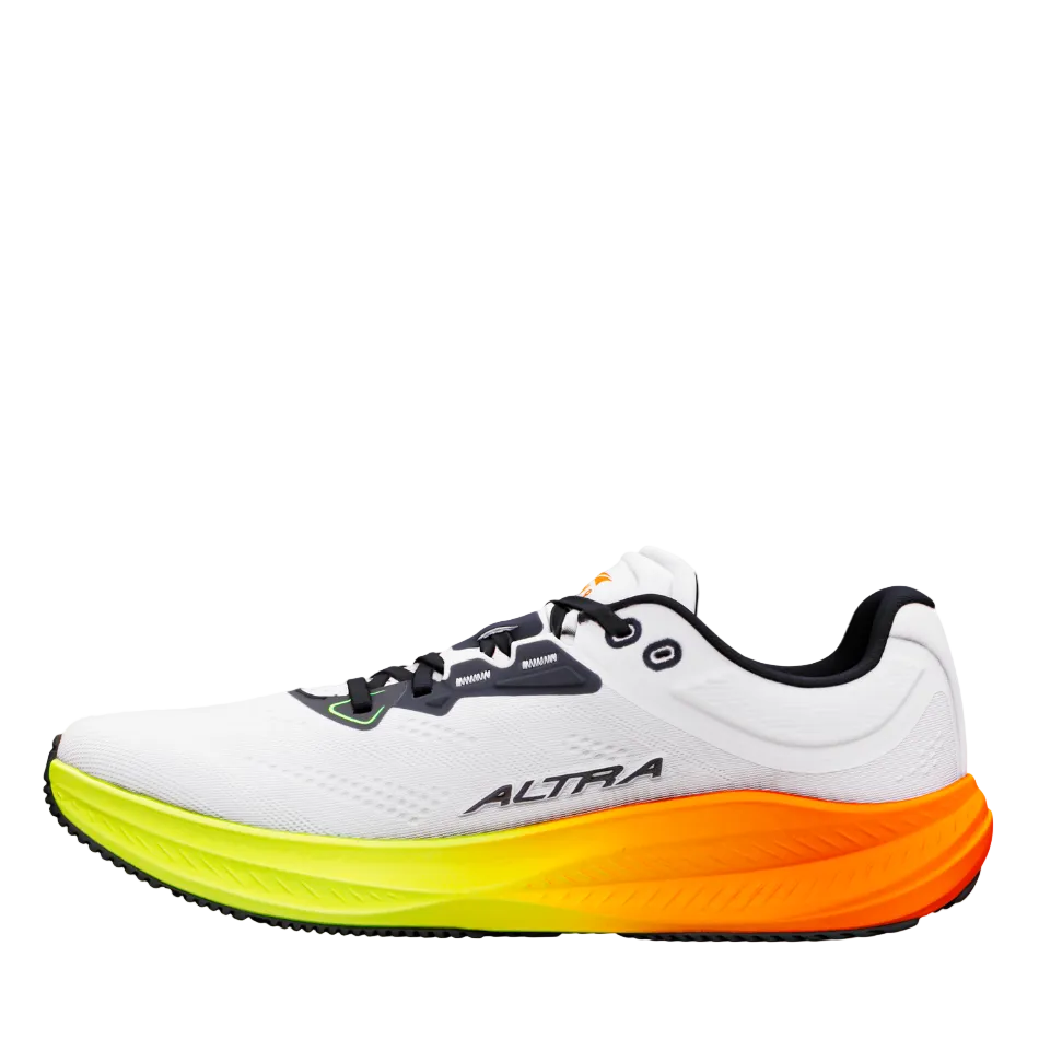 Altra Men's Torin 9 Running Shoes in White/Black/Safety Yellow AW26