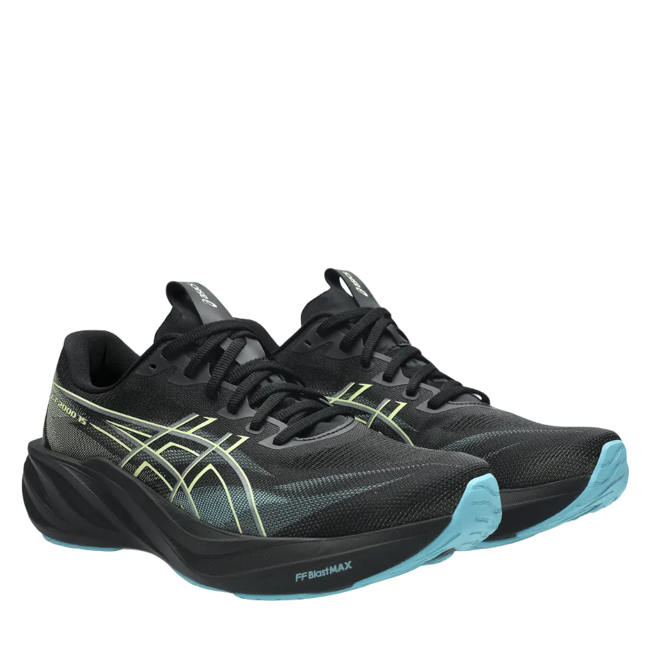 ASICS Men's GT-2000 v15 Running Shoes in Black/Energy Aqua AW26