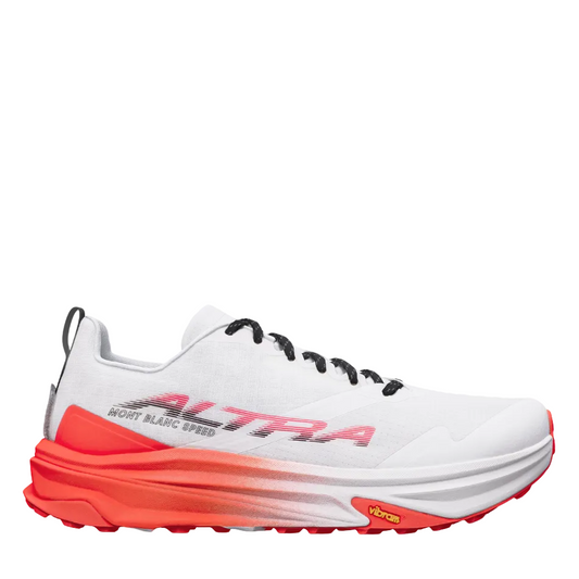 Altra Men's Mont Blanc Carbon Running Shoes in White/Coral SS26