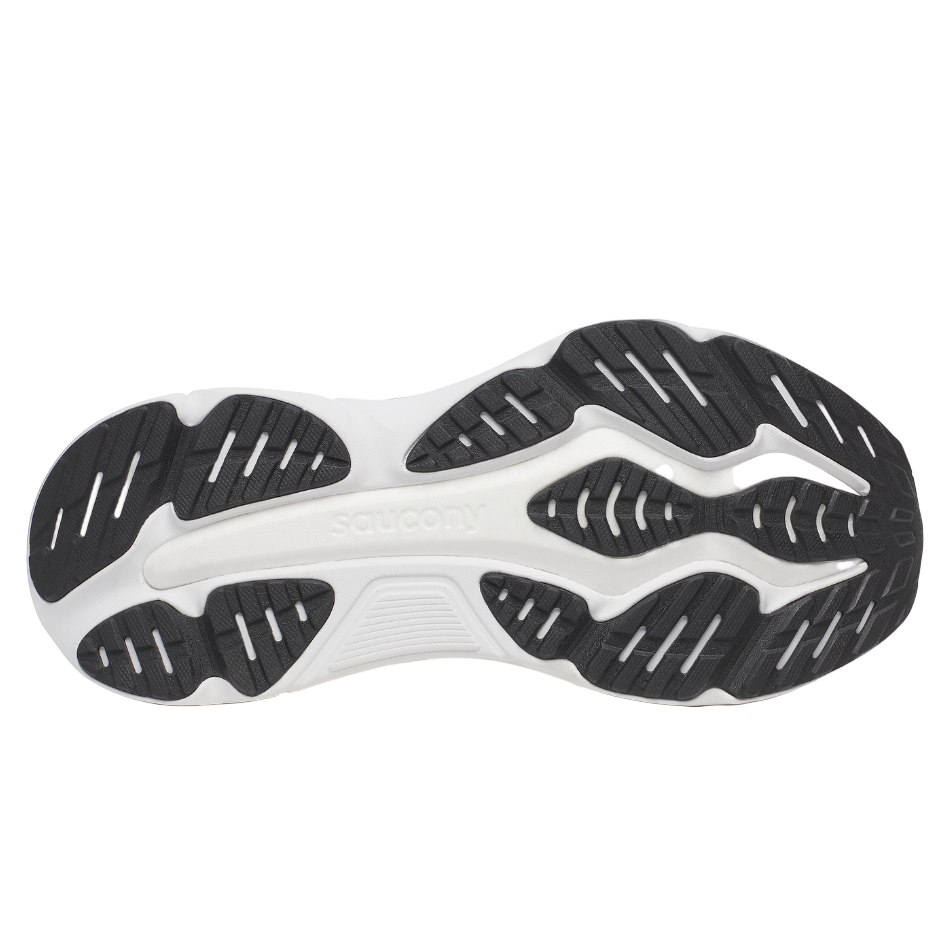 Saucony Men's Hurricane 25 Running Shoes in Black/White - Online Exclusive