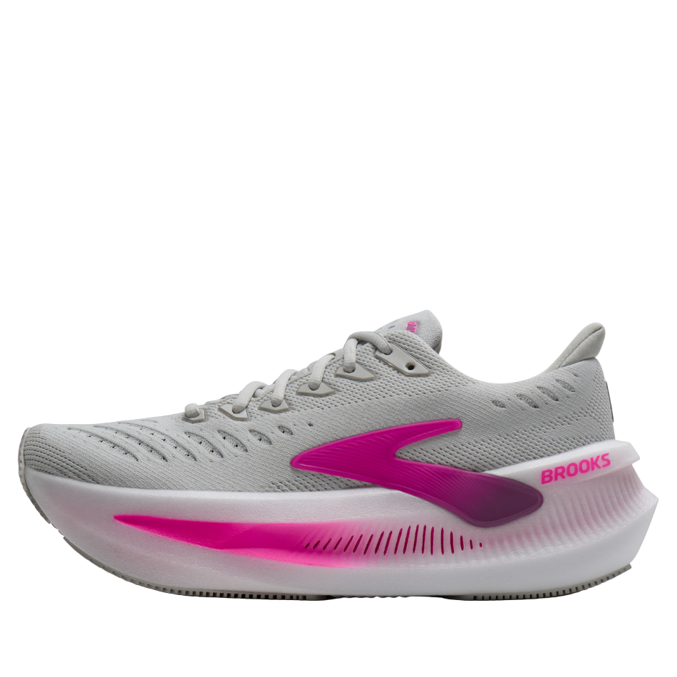 Brooks Women's Glycerin Max 2 Running Shoes in Oyster/Argyle/Cyber Pink SS26