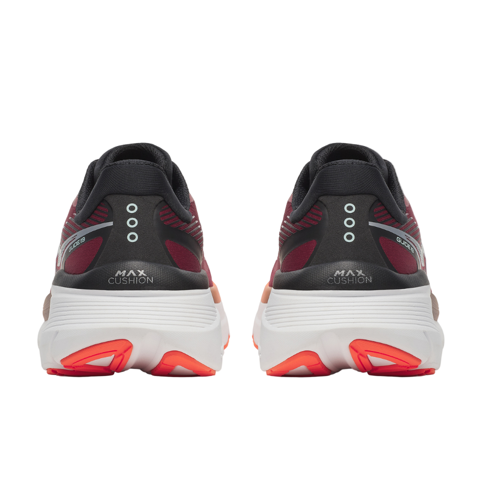 Saucony Men's Guide 19 Running Shoes in Crimson/Fire SS26