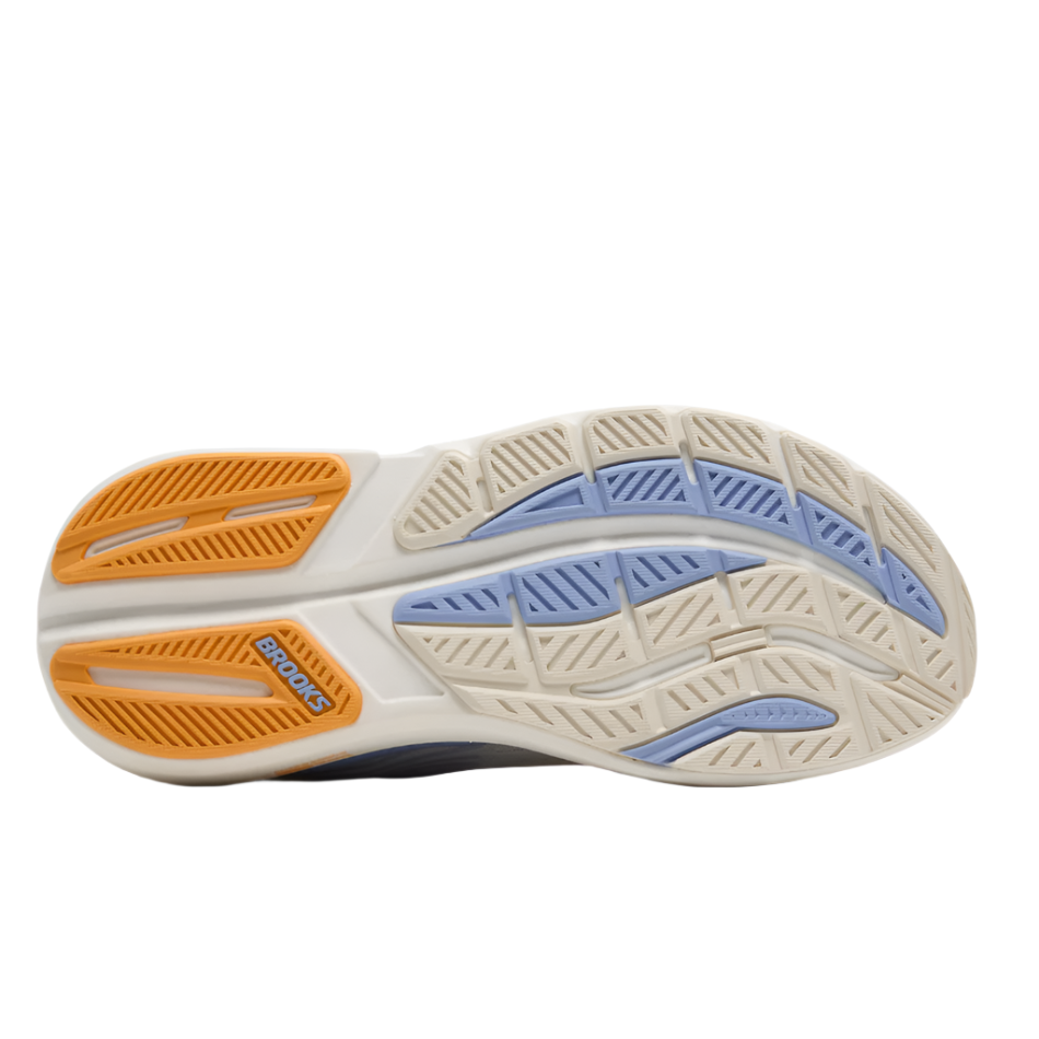 Brooks Women's Ghost Max 3 Running Shoes in Coconut/Blue Heron/Orange AW25