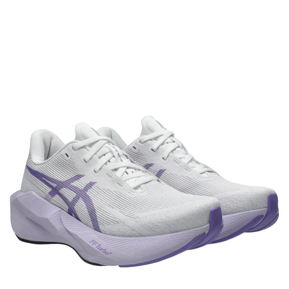ASICS Women's NOVABLAST 6 Running Shoes in White/Murasaki AW26