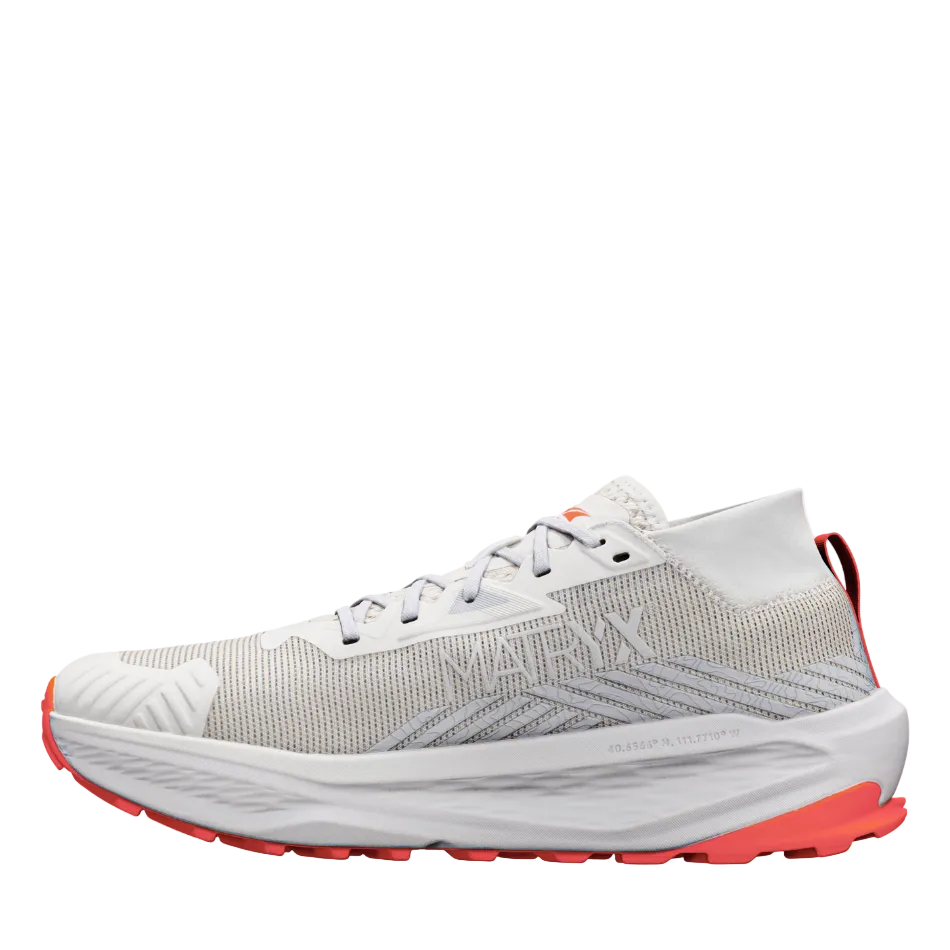 Altra Men's Olympus 275 HILO Trail Running Shoes in Vaporous Gray/Fiery Coral AW26
