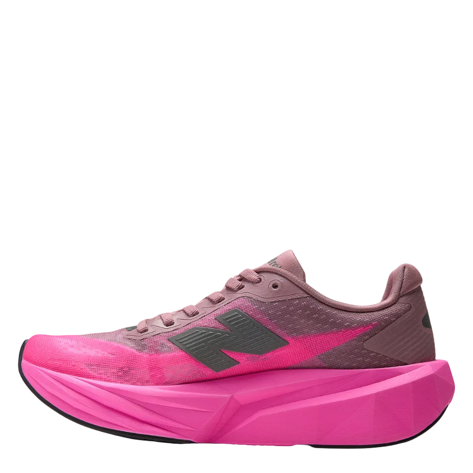 New Balance Women's FuelCell Rebel v5 Running Shoes in Pink Heat SS26