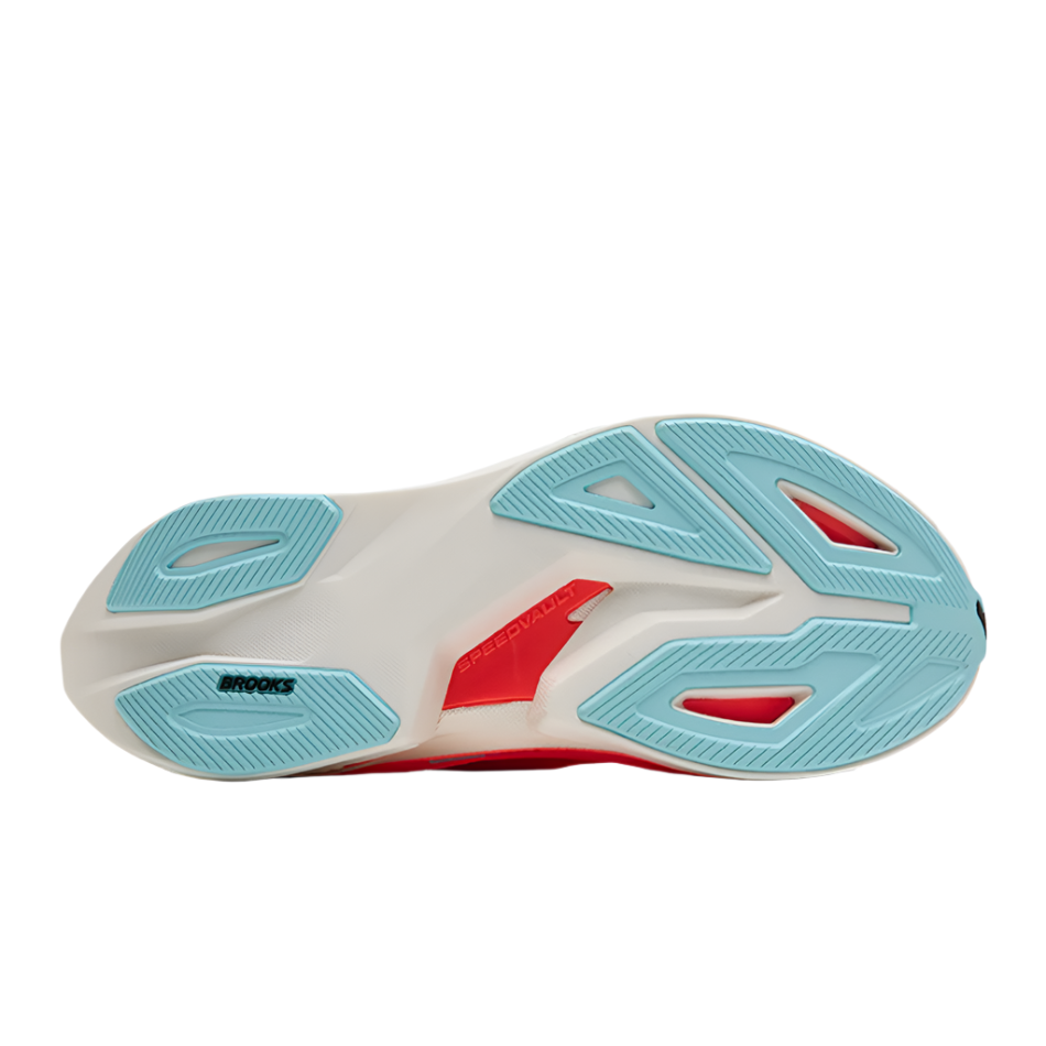 Brooks Women's Hyperion Max 3 Running Shoes in Coconut/Fiery Coral/Atomizer AW25