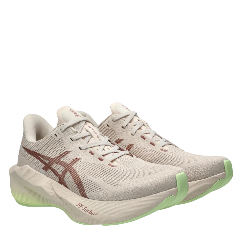 ASICS Men's NOVABLAST 6 Running Shoes in Rose Dust/Illuminate Yellow AW26