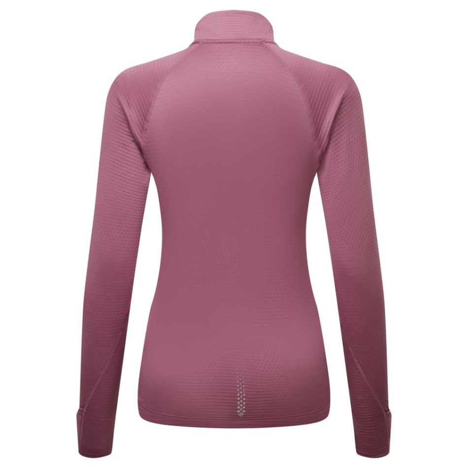 Ronhill Women's Tech Winter 1/2 Zip in Dusty Tulip/Dark Navy AW25