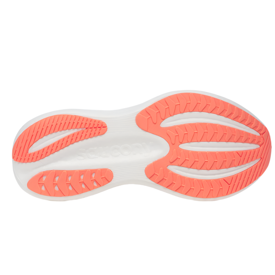 Saucony Women's Triumph 23 Running Shoes in White/Wistful - Online Exclusive