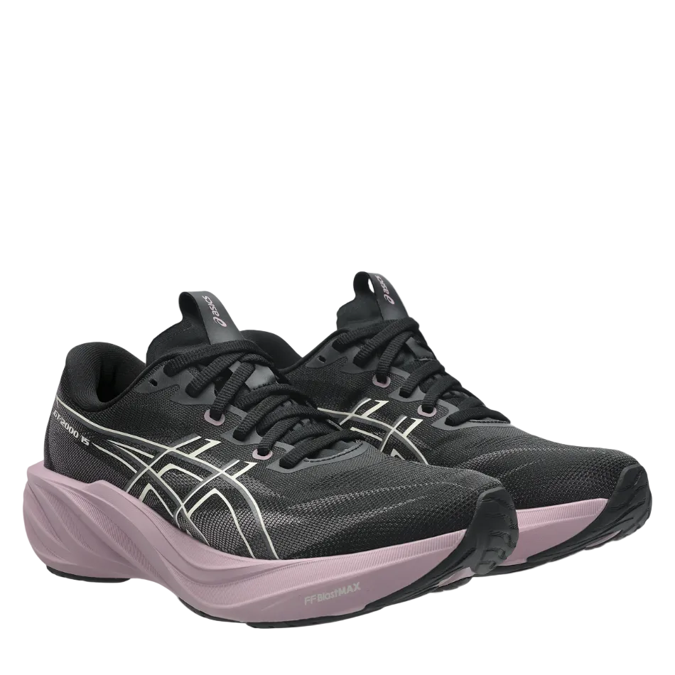 ASICS Women's GT-2000 v15 Running Shoes in Black/Taro Purple AW26