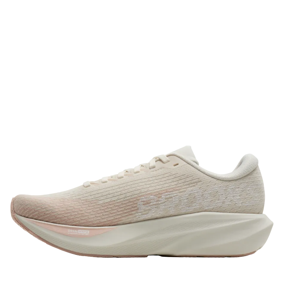 Brooks Men's Ghost Amp Running Shoes in Coconut/Purple Dove/Raisin AW26